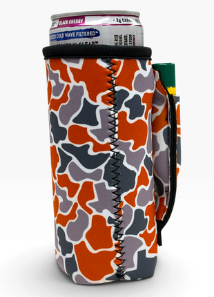 Burnt Texas Camo 12-16oz Slim Can Handler™
