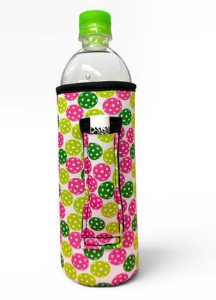 Pickleball Stripes 16-24oz Soda & Water Bottle / Tallboy Can Handler™