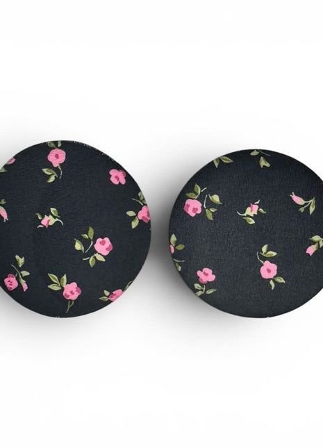 Cottage Rose Neoprene Car Coasters