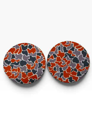 Burnt Texas Camo Neoprene Car Coasters