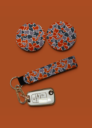 Burnt Texas Camo Wristlet Keychain