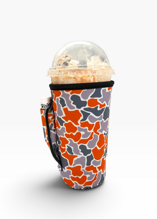 Burnt Texas Camo 20oz Large Coffee / Tea / Tumbler Handler™