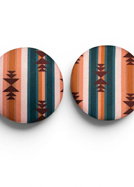 Western Aztec Neoprene Car Coasters