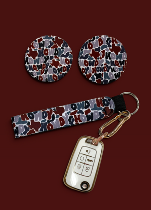 Howdy Texas Wristlet Keychain