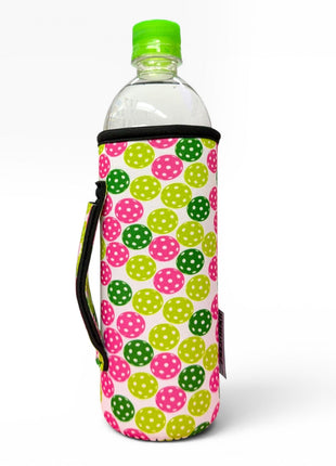 Pickleball Stripes 16-24oz Soda & Water Bottle / Tallboy Can Handler™