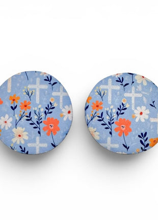 Petals & Praise Neoprene Car Coasters