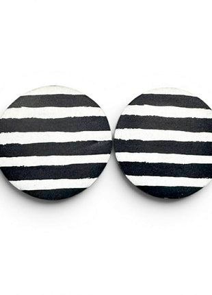 Stripes Neoprene Car Coasters