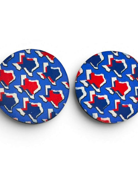 Red White & Texas Neoprene Car Coasters