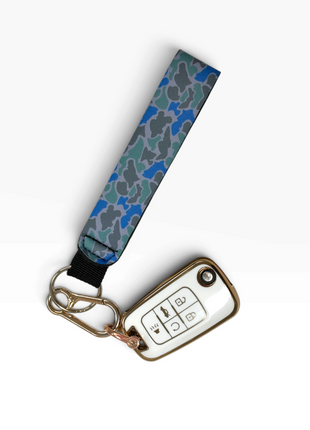 Salt Water Camo Wristlet Keychain