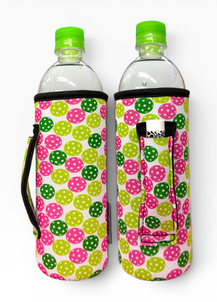 Pickleball Stripes 16-24oz Soda & Water Bottle / Tallboy Can Handler™