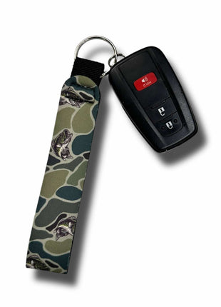 Fish Camo Wristlet Keychain - Drink Handlers