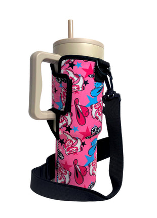 Nashville Cowgirl 40oz Tumbler With Handle Sleeve