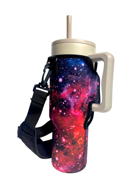 Galaxy 40oz Tumbler With Handle Sleeve