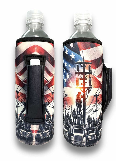 Lineman 16 - 24oz Water Bottle Handler™ - Drink Handlers