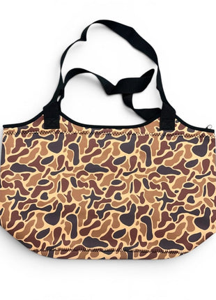 Old school Camo Neoprene Tote - Drink Handlers