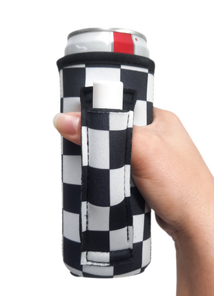 Checkerboard 12oz Slim Can Handler™