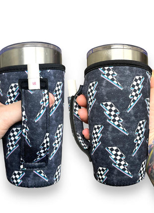 Lightening Bolts 20oz Large Coffee / Tea / Tumbler Handler™