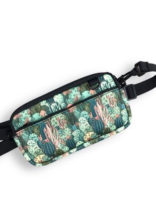 Coral Cactus Cross Body Purse