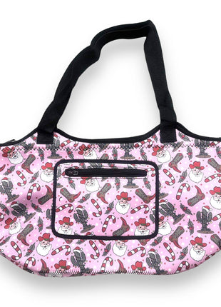 Cowboy Santa Neoprene Tote