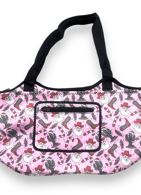 Cowboy Santa Neoprene Tote