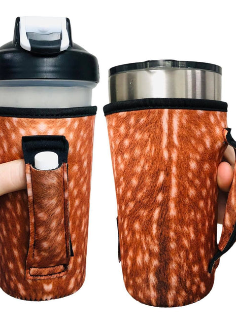 Deer Hide 20oz Large Coffee / Tea / Tumbler Handler™