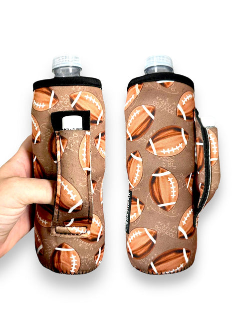 Footballs 16-24oz Soda & Water Bottle / Tallboy Can Handler™