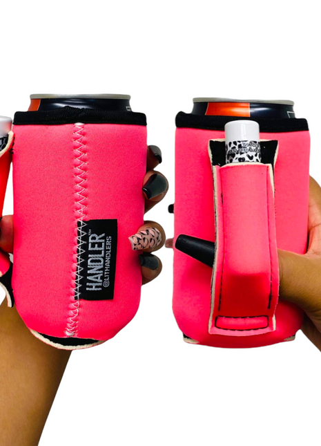 Neon Pink 12oz Stubby Can Handler™
