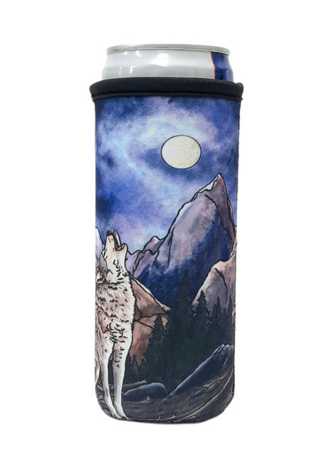 Hungry Like A Wolf 12oz Slim Can Cooler