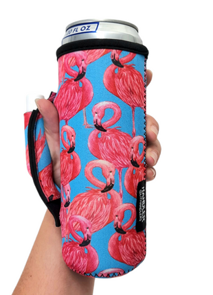 Blue Flamingo 16-24oz Soda & Water Bottle / Tallboy Can Handler™