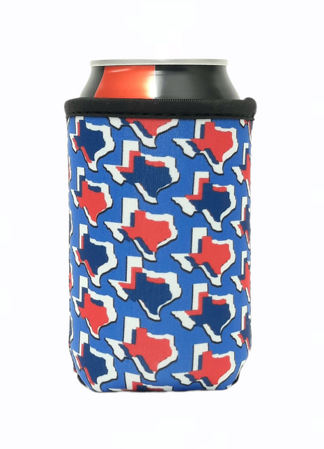 Red White & Texas 12oz Regular Can Cooler
