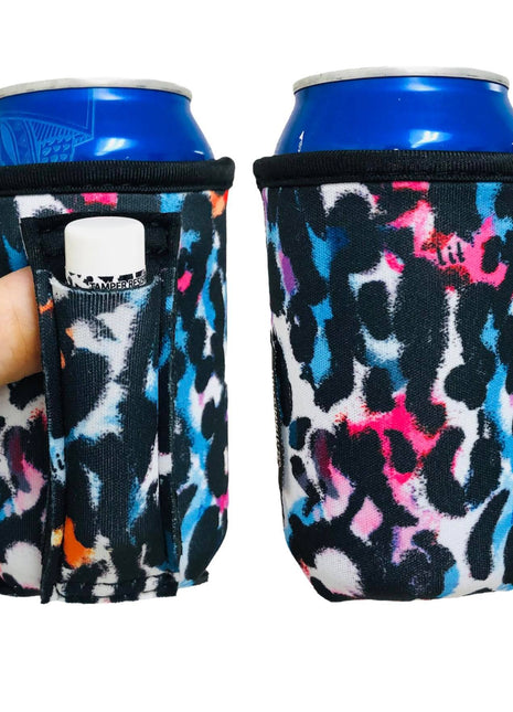 Watercolor Leopard Regular Can Handler