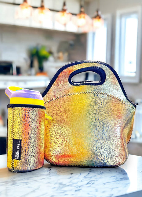 Glimmering Gold 16oz Can Handler™ - Drink Handlers