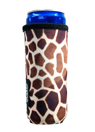 Giraffe 12oz Slim Can Sleeve