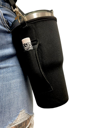 30oz Large Coffee Handler™ W/ Carrying Strap