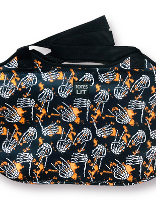 Skeleton Hands Neoprene Tote