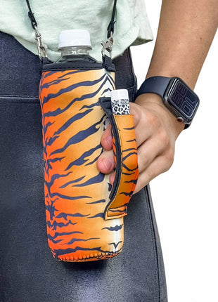 16oz Water Bottle Handler  W/ Carrying Strap