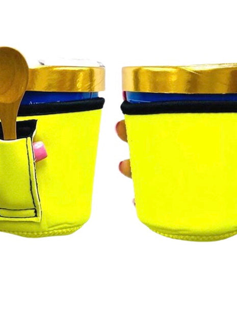 Safety Yellow Pint Size Ice Cream Handler™