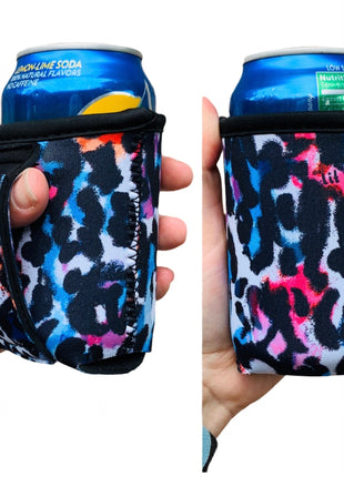 Watercolor Leopard Regular Can Handler