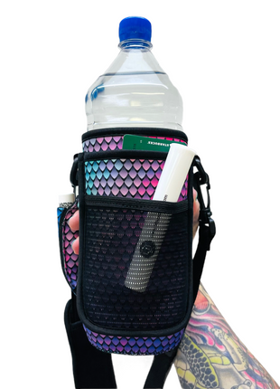 Purple Mermaid 30-40oz Tumbler Handler™  With Carrying Strap