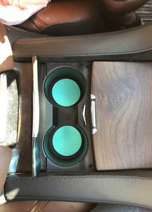 Sea Foam Green Neoprene Car Coasters