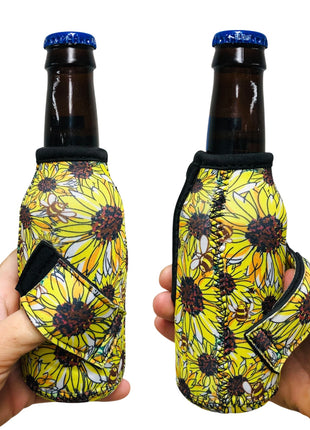 Sunflowers & Bees 🐝 8oz Mini Bottleneck Handler™ - Limited Edition*