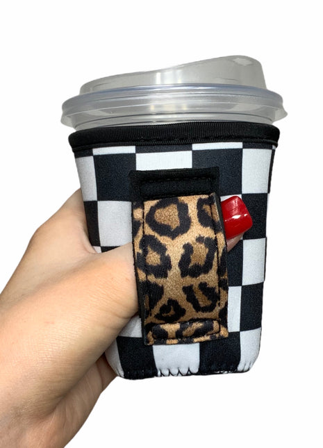 Checkerboard w/ Leopard Small & Medium Coffee Handler™