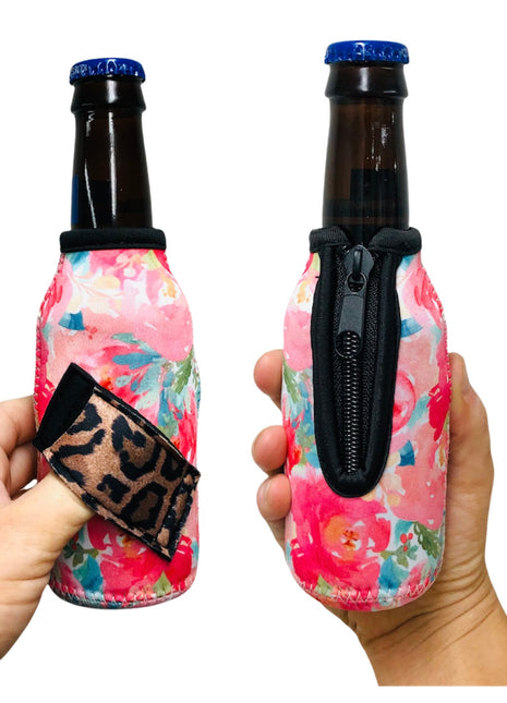 Summer Blooms w/ Leopard 8oz Mini Bottleneck Handler™ - Limited Edition*