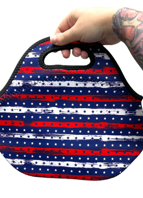 Stars & Stripes Lunch Bag Tote