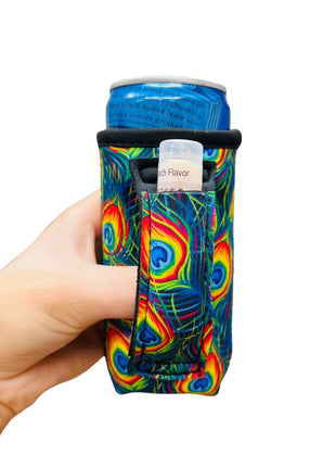 Peacock Feathers 8-10oz Slim Can Handler™