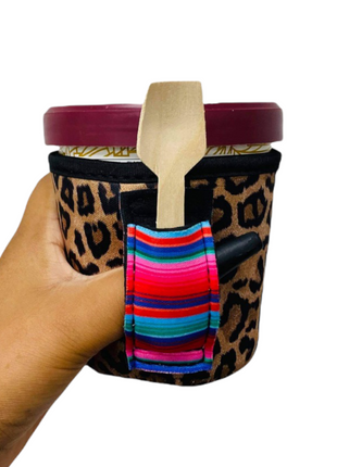 Leopard w/ Serape Pint Size Ice Cream Handler™